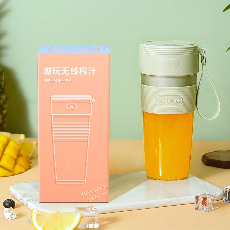 Mini handheld misturador elétrico multifuncional juicer liquidificador portátil copo juicer, - D gre - 1