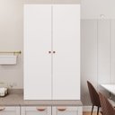 Ver imagem 1 de Armário Alto Aéreo Planejado 2 Portas 135cm Arizona CabeCasa MadeiraOriginals Branco/Cobre