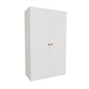 Ver imagem 2 de Armário Alto Aéreo Planejado 2 Portas 135cm Arizona CabeCasa MadeiraOriginals Branco/Cobre