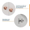 Ver imagem 5 de Armário Alto Aéreo 2 Portas 135cm Arizona CabeCasa MadeiraOriginals