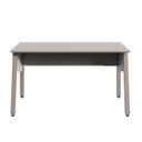 Ver imagem 4 de Mesa Escrivaninha com 135cm Industrial Tampo Chanfrado e Pés Metálicos F5 Office Cinza