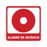 Placa de Sinalização de Emergência Bomba de Incêndio E3 20x20cm - 1