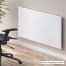 Mesa de Parede Dobrável Suspensa com Suporte 90x38 Branco - 5