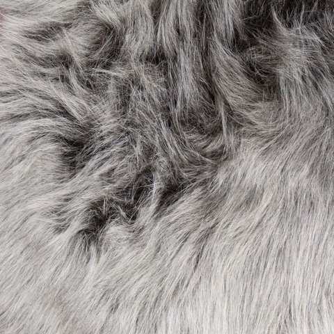 Kit 3 Capas Almofada Premium Pelúcia Pelo Alto 40x40cm Cor: Malte