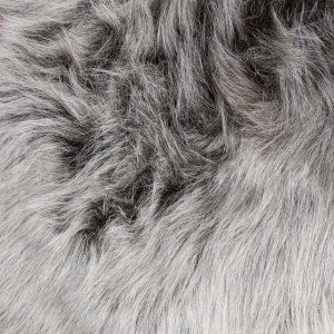 Kit 3 Capas Almofada Premium Pelúcia Pelo Alto 40x40cm Cor: Malte