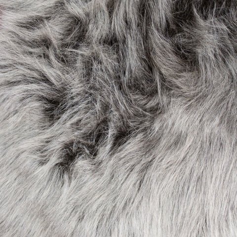 Kit 3 Capas Almofada Premium Pelúcia Pelo Alto 40x40cm Cor: Malte