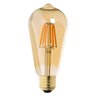 Kit 10 Lampada Filamento Led St64 Pera 4w Vintage Retro Industrial Design Filamento E27 2200k - 1