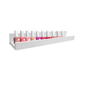 Prateleira Esmalteria Simples 95cm Branco Mdf