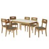 Conjunto Mesa Petra com 6 Cadeiras Madeira Maciça - 2