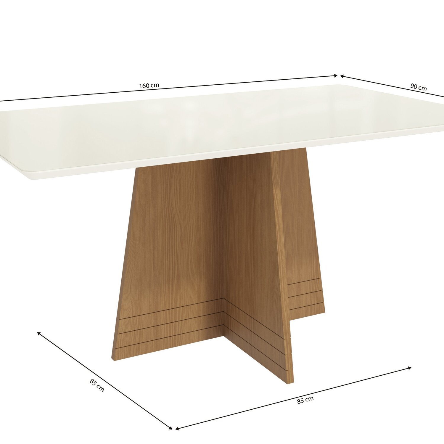 Conjunto Mesa Petra com 6 Cadeiras Madeira Maciça - 4