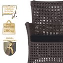 Ver imagem 4 de 2 Sofá Área e Mesa Igapó Alumínio Pintura Marrom Corda Náutica Estofado Impermeável Almofada 12 Tram