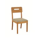 Ver imagem 1 de Conjunto 2 Cadeiras Estofadas Lila Madeira Maciça