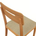 Ver imagem 3 de Conjunto 2 Cadeiras Estofadas Lila Madeira Maciça