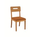 Ver imagem 1 de Conjunto 2 Cadeiras Estofadas Lila Madeira Maciça