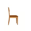 Ver imagem 4 de Conjunto 2 Cadeiras Estofadas Lila Madeira Maciça