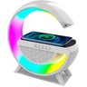 Luminária Bluetooth Caixa de Som Carregador Indução Rgb 15w - 8