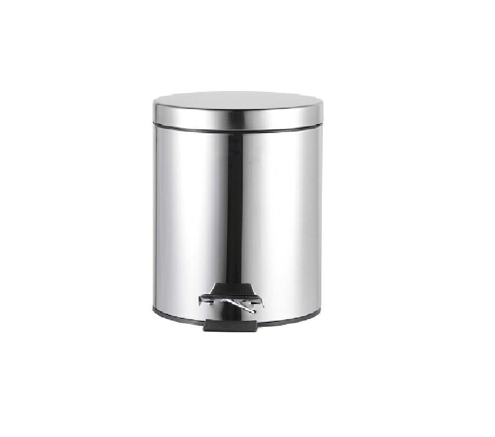 Lixeira Em Inox Com Pedal 3 Litros PRIZI Cromada - 2