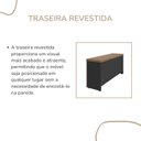 Ver imagem 7 de Armário Baixo para Escritório 2 Portas 3 Gavetas Preto/Nogal Artany