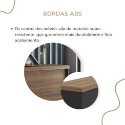Armário Baixo para Escritório 2 Portas 3 Gavetas - 13