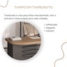 Escrivaninha Mesa Escritório Robusta e Funcional 4 Gavetas Lado Direito - 7