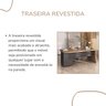 Escrivaninha Mesa Escritório Robusta e Funcional 4 Gavetas Lado Direito - 10