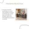 Mesa Executiva Premium para Escritório 4 Gavetas Elegante e Funcional - 12