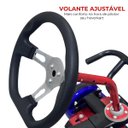 Ver imagem 7 de Carrinho para Hoverboard Hoverkart Universal com Encosto e Volante Carrinho de Rolimã Manobras Amort