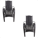 Ver imagem 1 de Kit 2 Cadeiras Fortaleza:preto