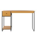 Ver imagem 2 de Escrivaninha Home Office Mesa de Estudo Escritório Quarto Gaveta Estilo Industrial Criare Nature
