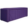Cabeceira E Baú King 195Cm p/Cama Box - Adj Decor Roxo - 6
