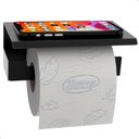 Ver imagem 2 de Porta Papel Higienico com Apoio F.elg Preto