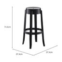 Ver imagem 4 de Conjunto 4 Banquetas em Polipropileno Shine Plus