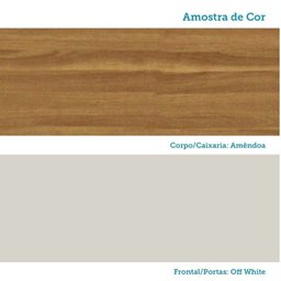 Cozinha Modulada Completa 5 Peças 12 Portas com Vidro e Tampo 100% Mdf Barbados Espresso Móveis - 9