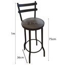 Ver imagem 3 de Banqueta Fixa para Sala de Jantar Bianca