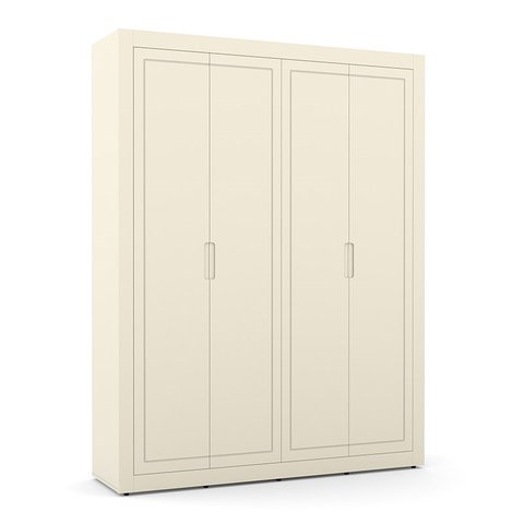 Guarda Roupa Infantil Tutto New 4 Portas Off White - Matic Móveis
