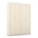 Ver imagem 1 de Guarda Roupa Infantil Tutto New 4 Portas Off White - Matic Móveis