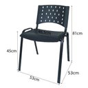 Ver imagem 2 de Cadeira para Cozinha Dell 53 x 81 x53 cm Preto