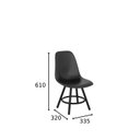 Ver imagem 3 de Cadeira Concha Infantil 61,0cm x 32,0cm x 33,5cm Preto