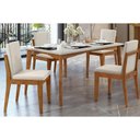 Ver imagem 1 de Mesa Cozinha Monalisa 160 + 4 Cad Lady Mel Nesher