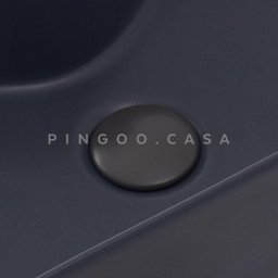 Cuba De Apoio Para Banheiro Retangular Slim Louça Cerâmica 40 cm Cornalina Pingoo.casa - Cinza - 4