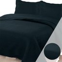 Ver imagem 1 de Colcha Casal Padrão Bella Dupla Face 03 Peças Preta 100% Poliéster