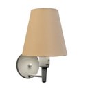 Ver imagem 3 de Arandela Cone Vivare Md-2032 Base Branco com Interruptor Cúpula em Tecido - Bivolt