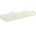 Ver imagem 2 de Tampo para Mesa de Jantar 2000x1000 de Madeira com Vidro Branco/Off White