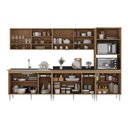 Ver imagem 5 de Cozinha Completa Modulada com Armário e Balcão 5 Pçs Paris Multimóveis Mp2225 Rustic/branco