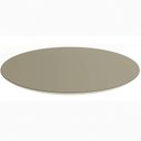 Ver imagem 1 de Tampo para Mesa de Jantar Redondo com Vidro 100% MDF Branco Sala de Jantar Premium 120cm Off White