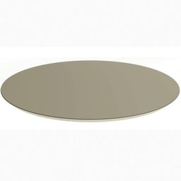 Tampo para Mesa de Jantar Redondo 120cm de Madeira com Vidro - 1