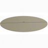 Tampo para Mesa de Jantar Redondo 120cm de Madeira com Vidro - 2