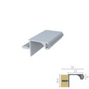 Ver imagem 2 de Perfil Alumínio Tipo Cava Rm-192 com Baguete para 18mm Barra 03 Metros Supra Natural Rometal 01 Unid