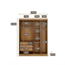 Ver imagem 3 de Modulado 4 Portas 3 Gavetas - Linea-cumaru - Novo Horizonte