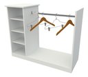 Ver imagem 5 de Balcão Central Cabideiro Arara M3 Mdp Expositor Lojas Roupas VETORIAL MÓVEIS Branco